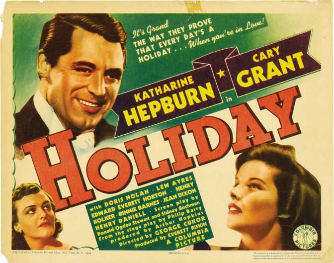 Holiday poster Cary Grant