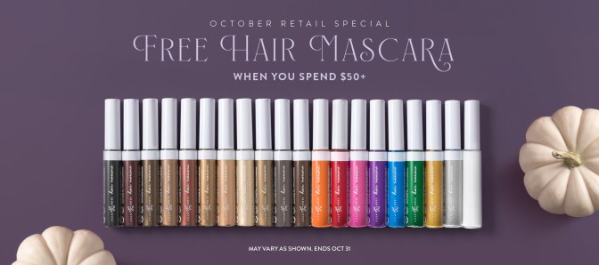 Lilla Rose October 2023 hair mascara 