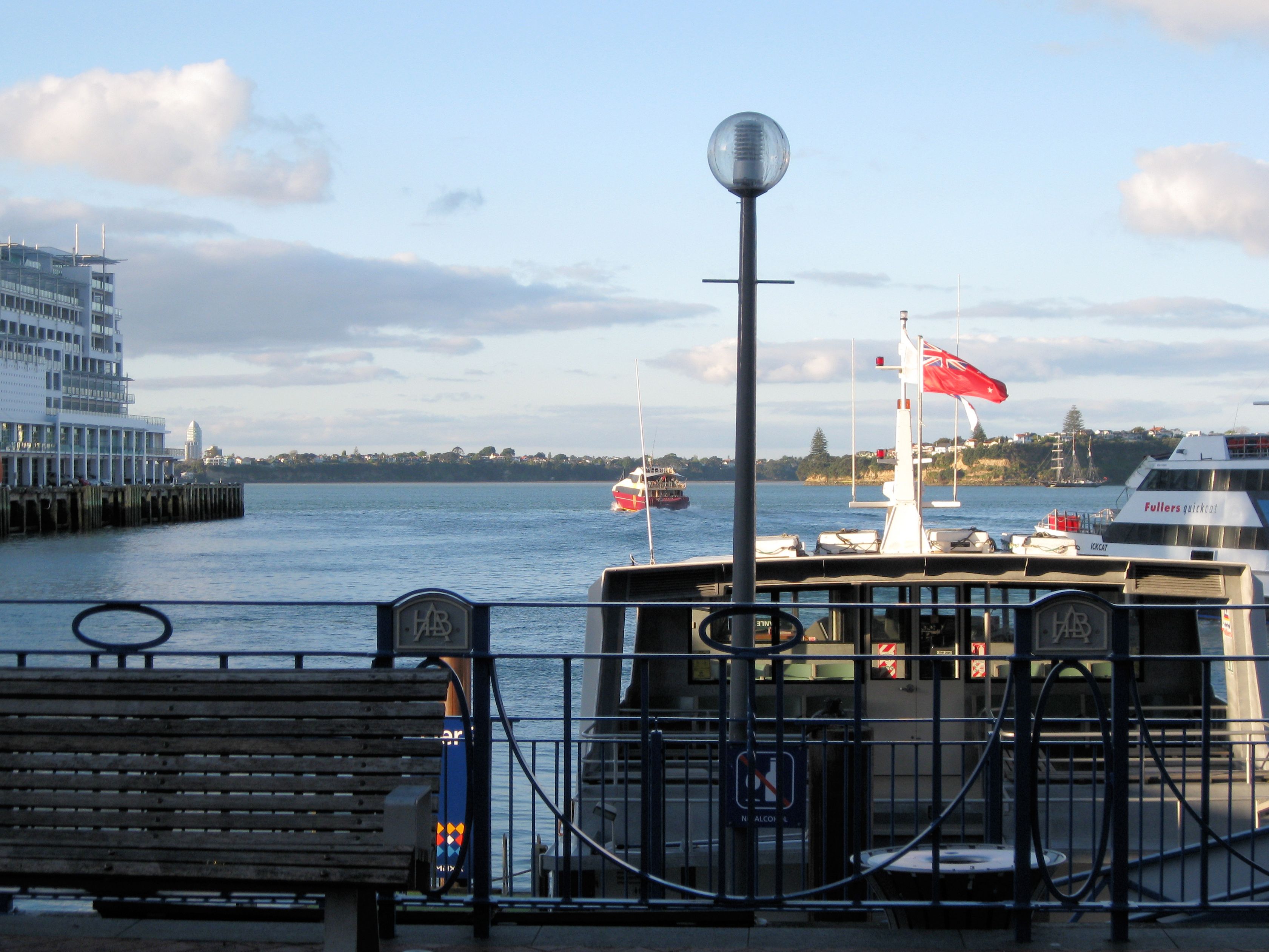Auckland harbor harbour quay